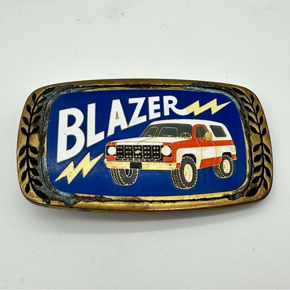 Aminco Vintage 1980 Brass Blazer Buckle
